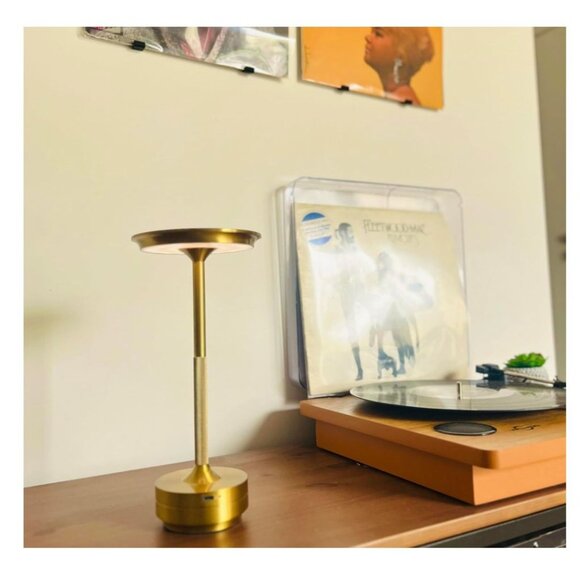 Bulbulay Elegant Rechargeable Dimmable Waterproof Metallic Touch LED Cordless Ta - Picture 6 of 7